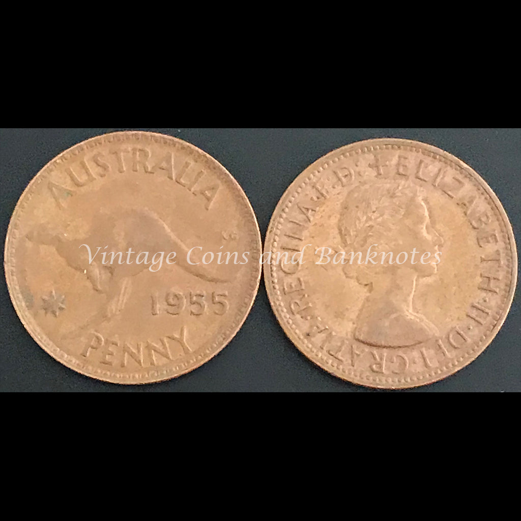 1955 M Penny QEII EF