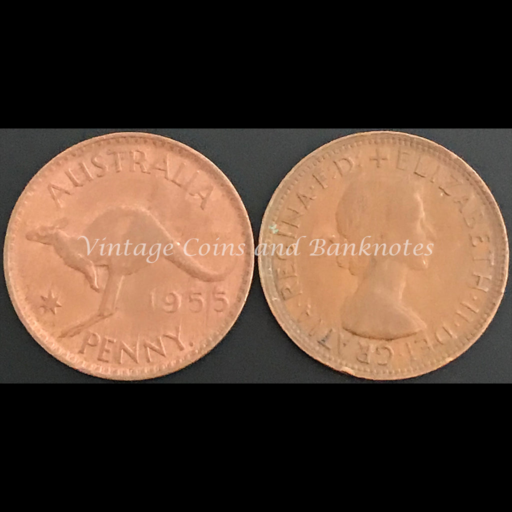 1955 P Y. Penny QEII EF