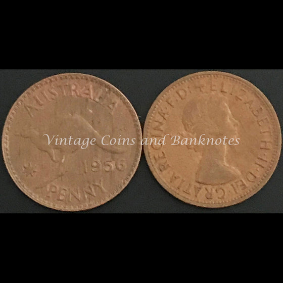 1956 M Penny QEII EF