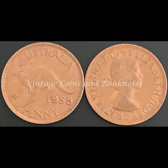1958 M Penny QEII EF