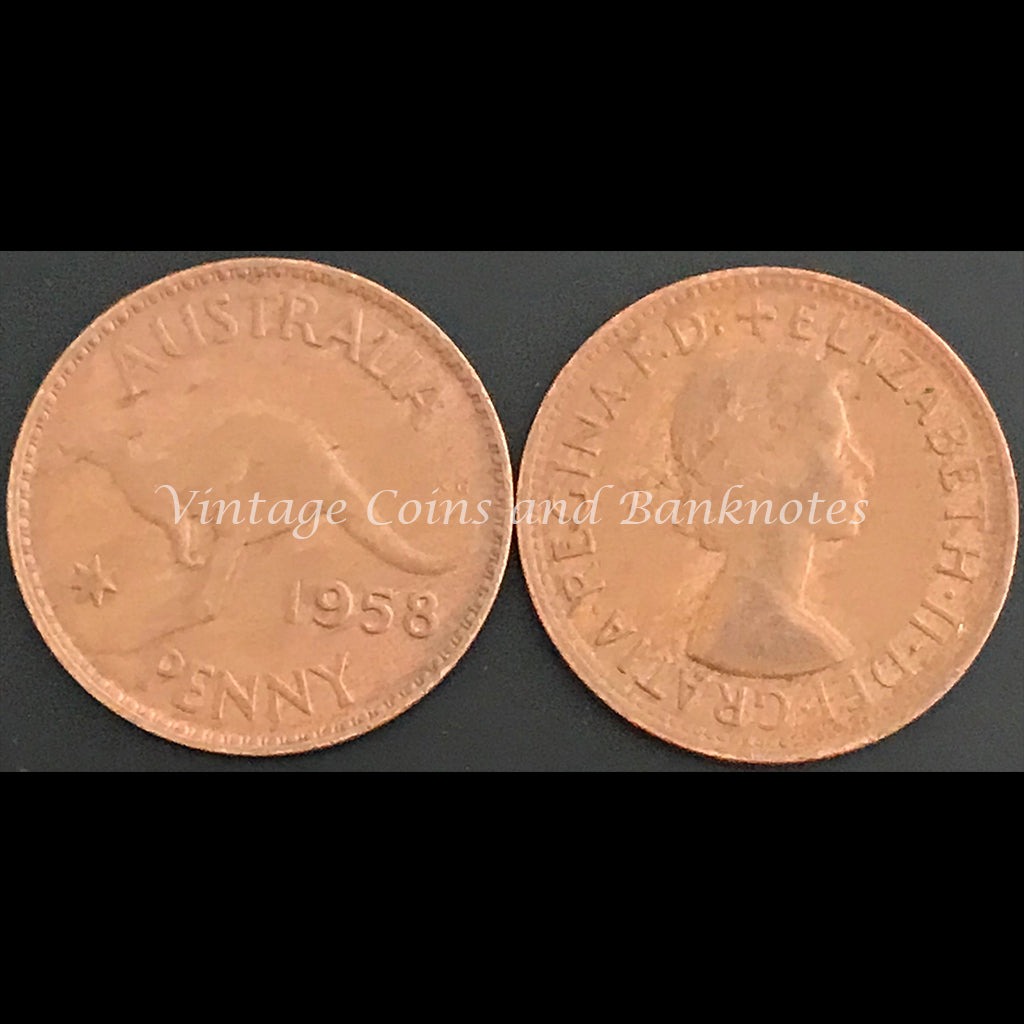 1958 M Penny QEII EF