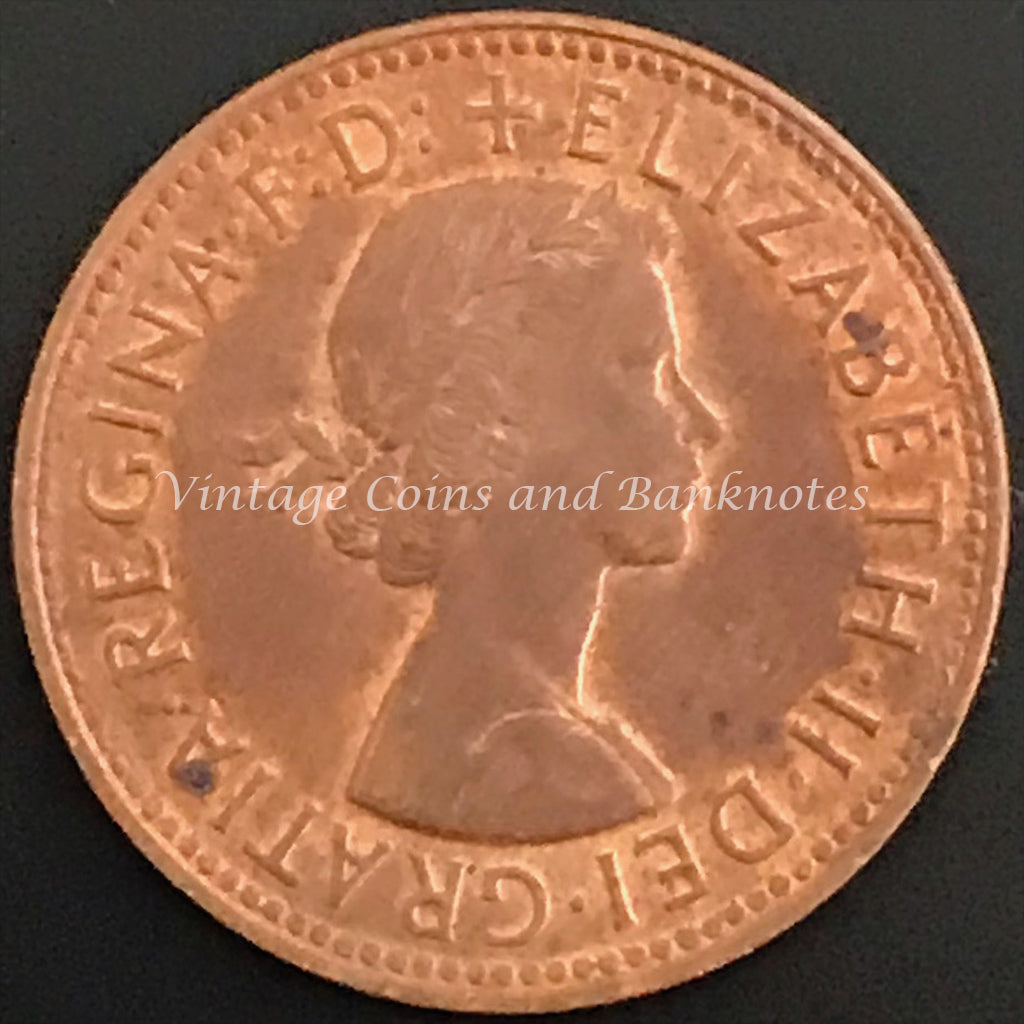 1959 M Half Penny QEII UNC