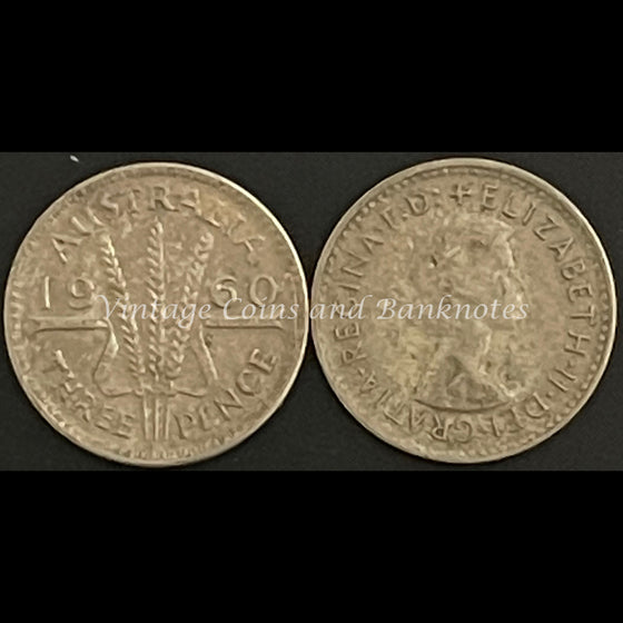 1960 M Threepence QEII FINE