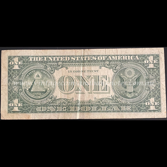 USA 1963B $1 Star Note gFINE
