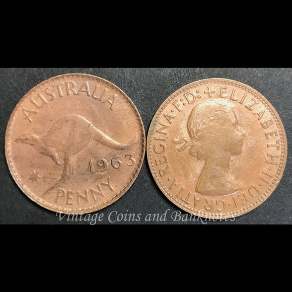 1963 Penny Elizabeth II