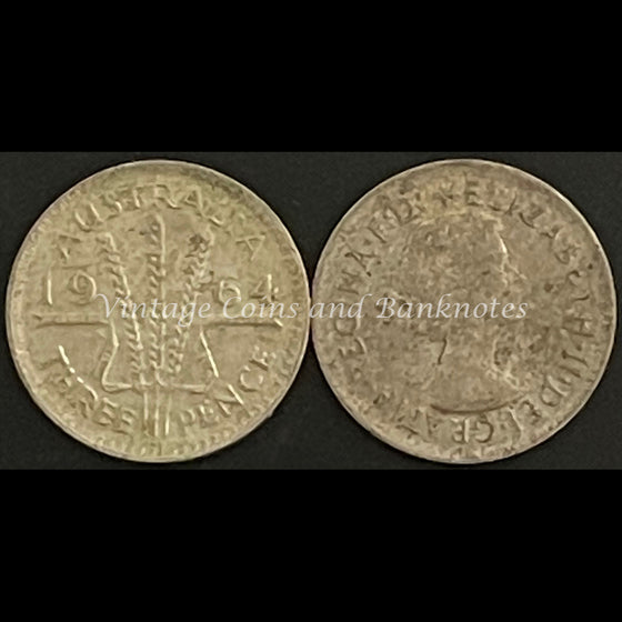 1964 M Threepence QEII FINE