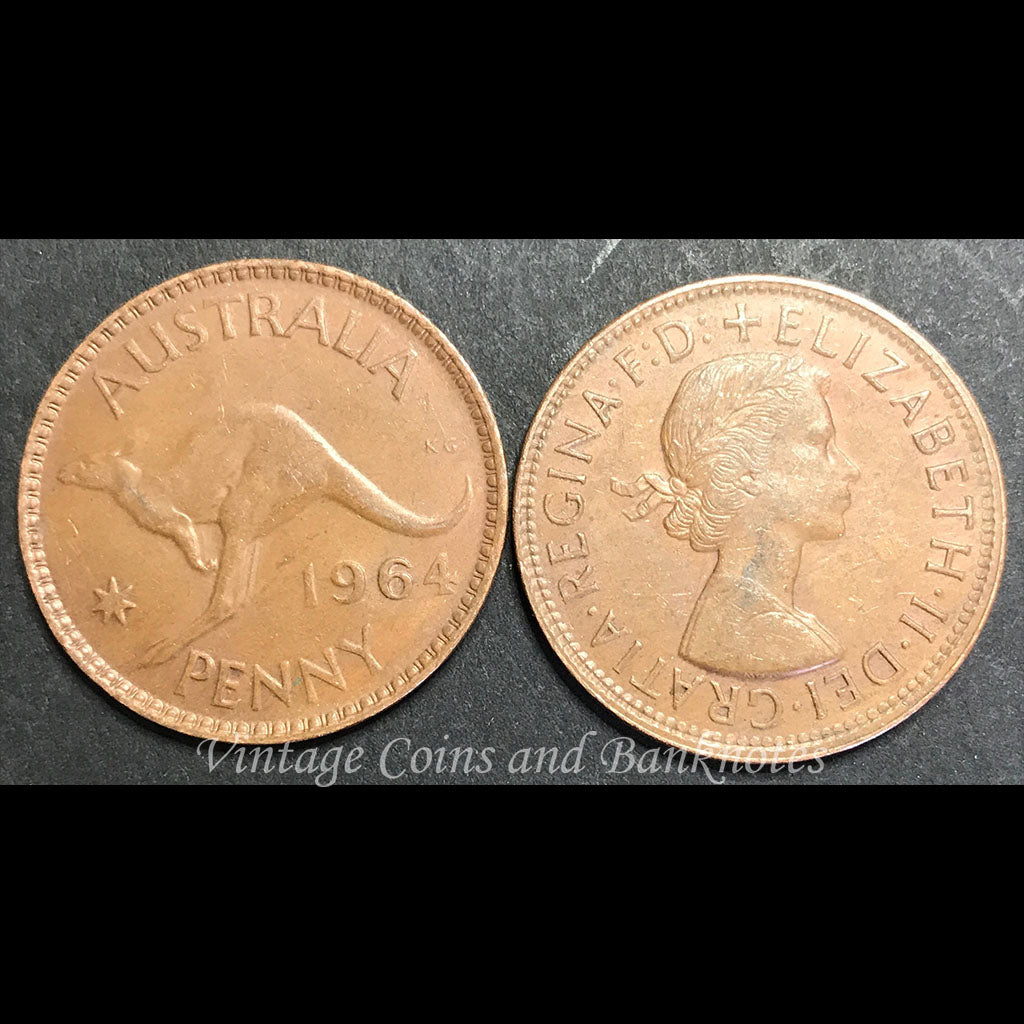 1964 Penny Elizabeth II - gVF