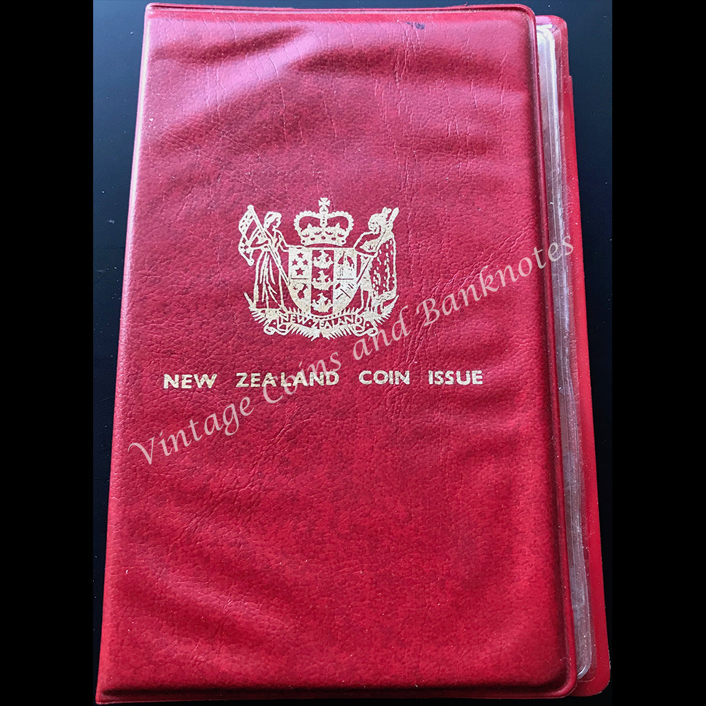 1970 New Zealand 7 Coin Mint Set