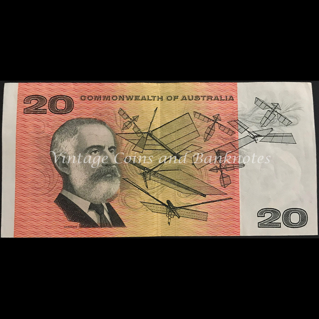 1972 Phillips Wheeler $20 Commonwealth Bank VF