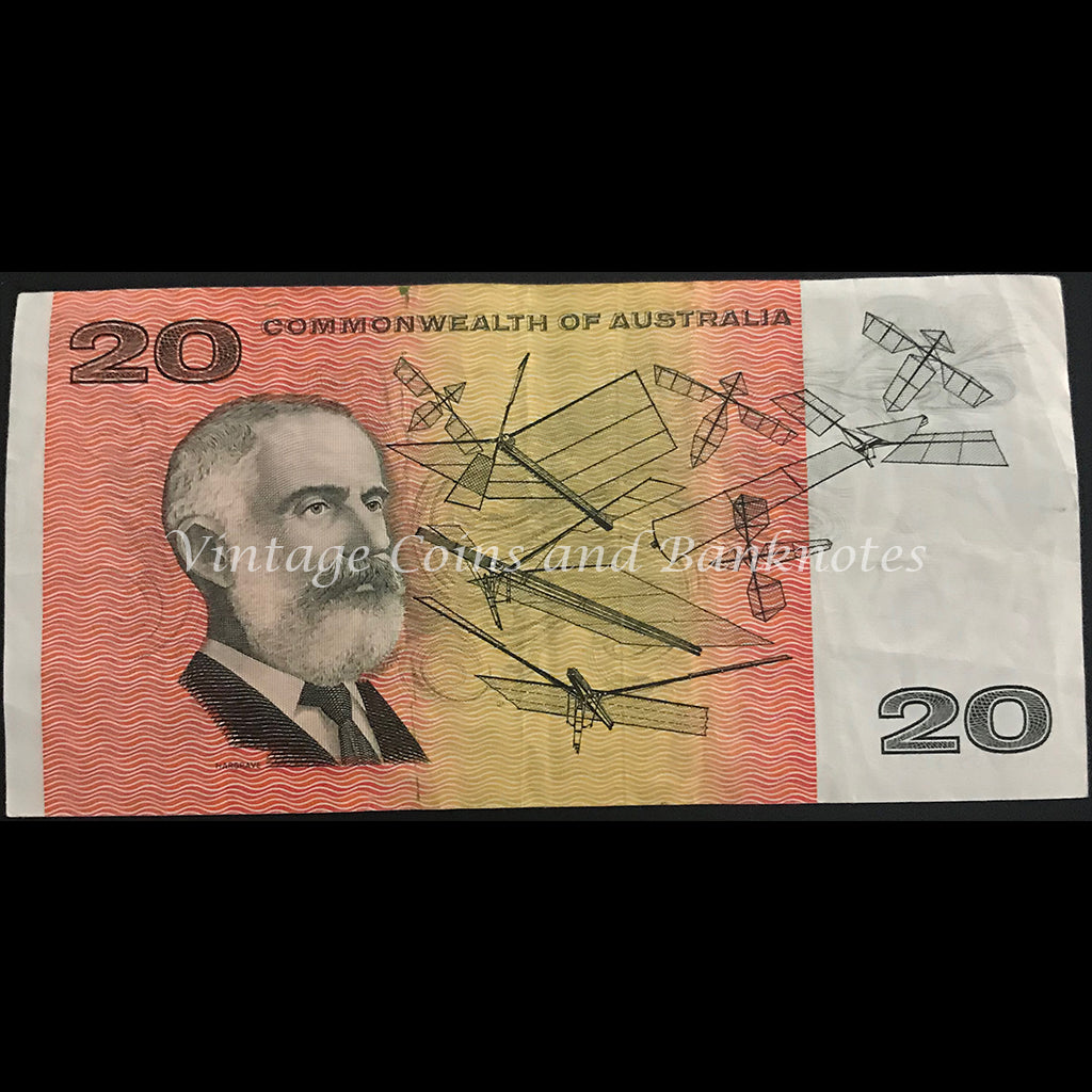1972 Phillips Wheeler $20 Commonwealth Bank VF