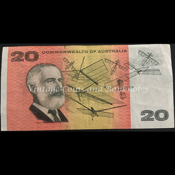 1972 Phillips Wheeler $20 Commonwealth Bank VF