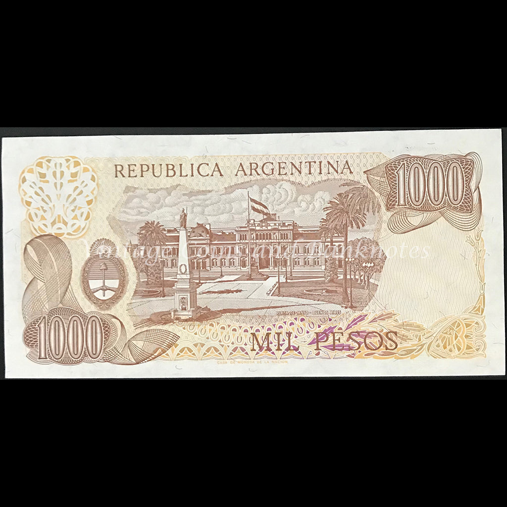 Argentina ND (1976-83) 1000 Pesos aUNC