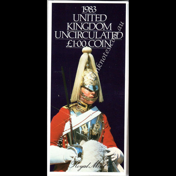 1983 United Kingdom 1 Pound Uncirculated Coin