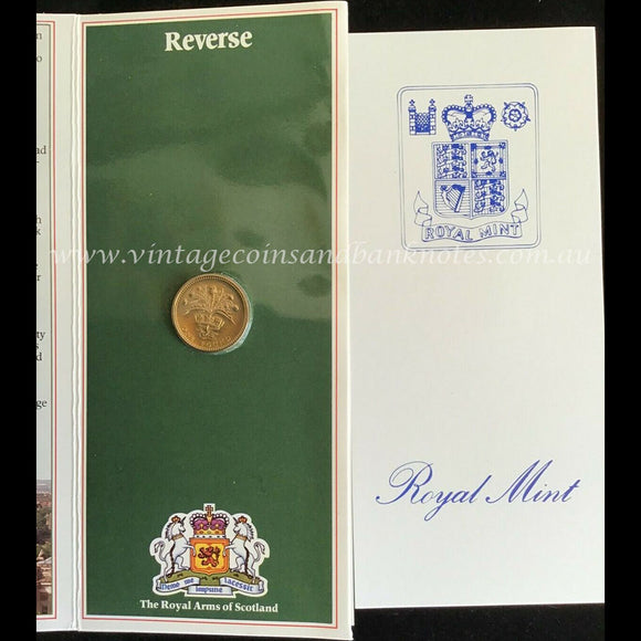 1984 Scottish 1 Pound Uncirculated Coin