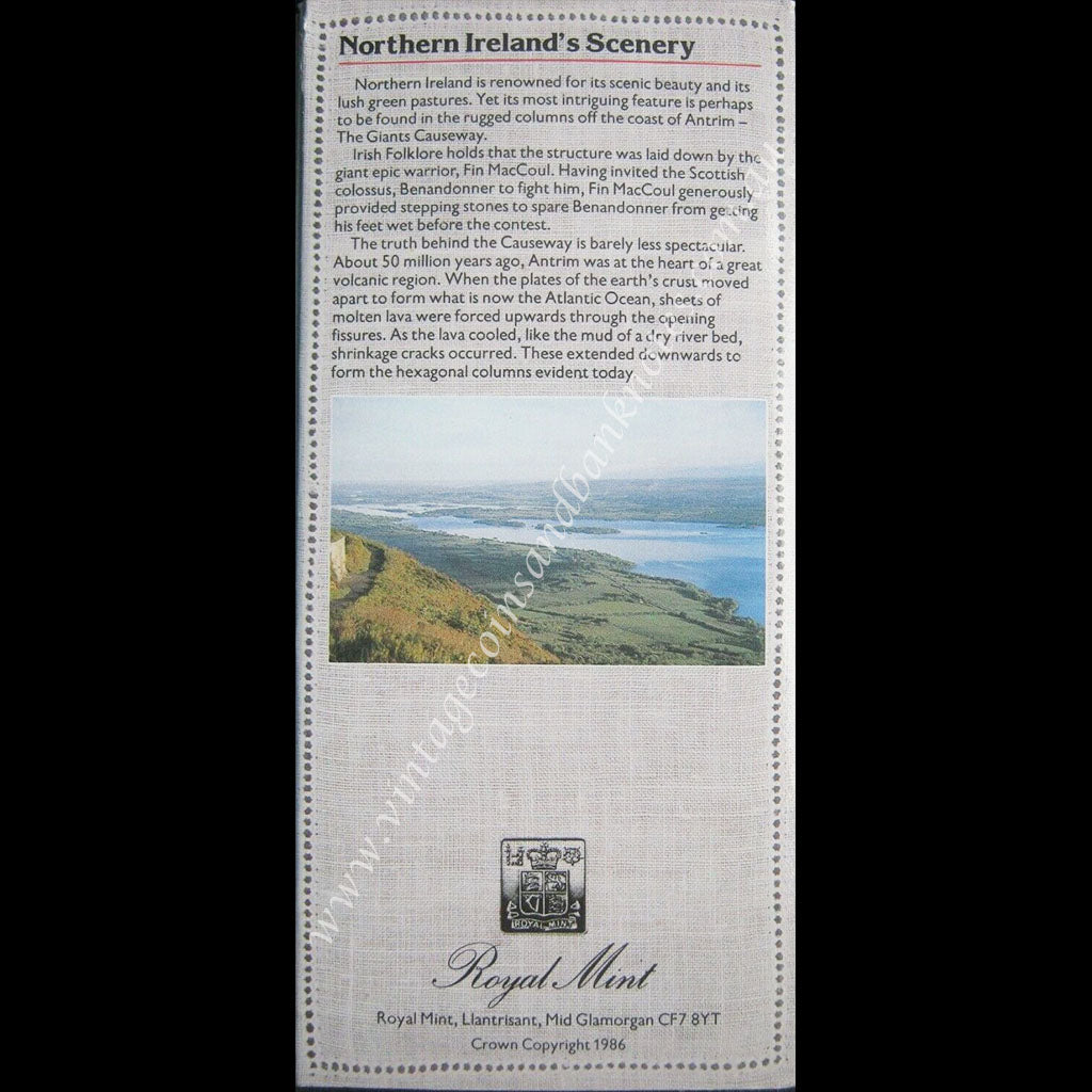 1986 Northern Ireland 1 Pound Uncirculated Coin