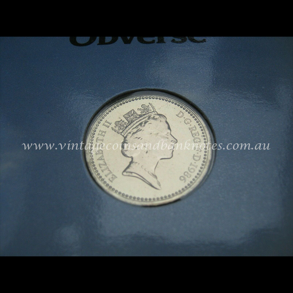 1986 Northern Ireland 1 Pound Uncirculated Coin