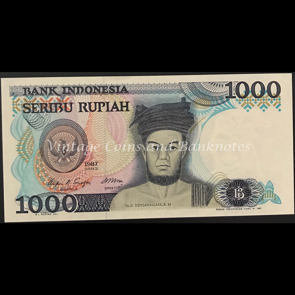 Indonesia 1987 1000 Rupiah UNC