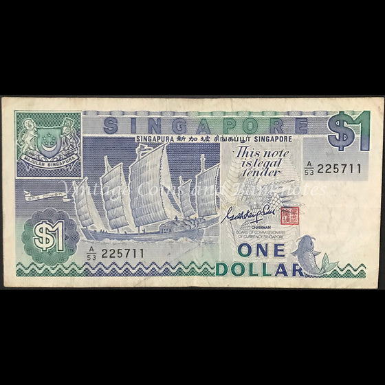 Singapore ND (1987) $1 aVF