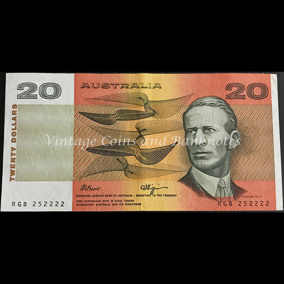 1989 Fraser Higgins $20 Semi-solid Serial VF