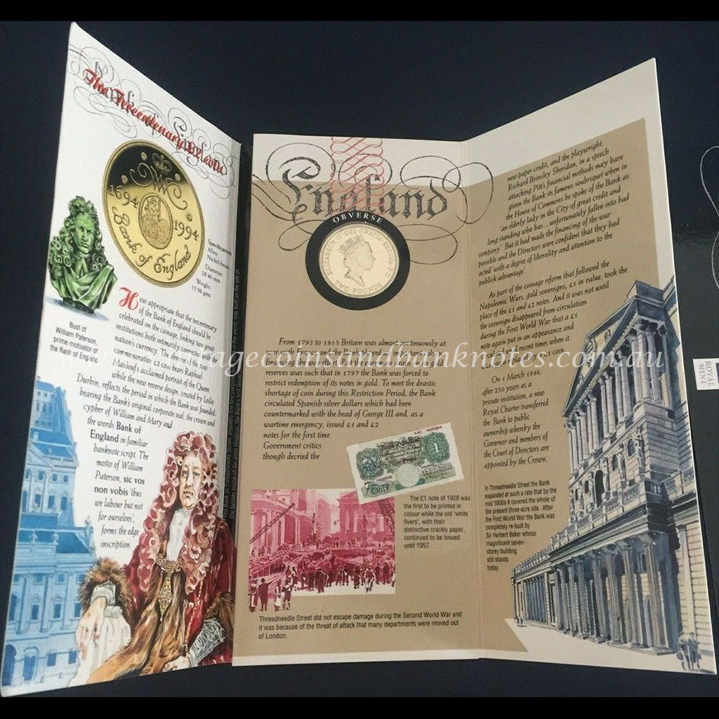 1994 United Kingdom 2 Pounds Uncirculated Coin