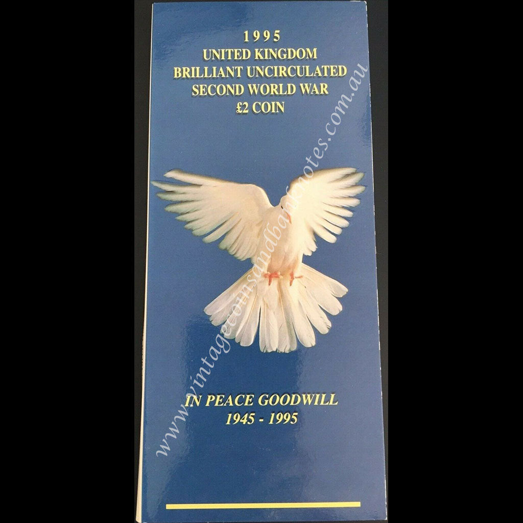 1995 United Kingdom 2 Pounds Uncirculated Coin - Second World War