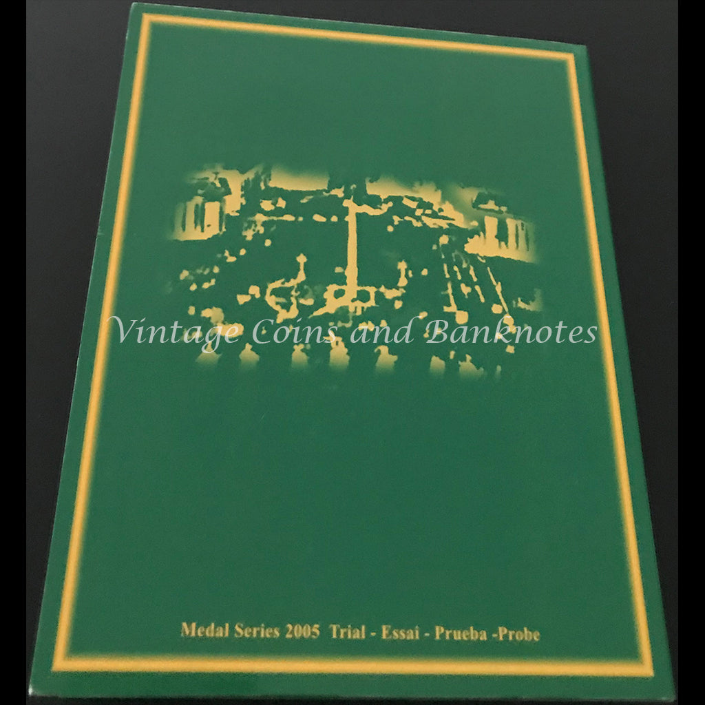 2005 Vatican City Euro Pattern Set, Trial-Essai-Prueba-Probe UNC