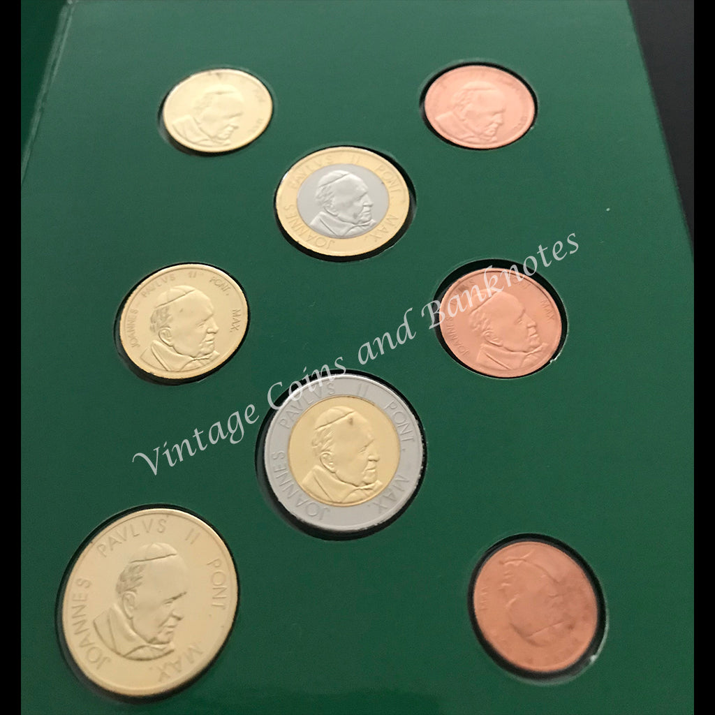 2005 Vatican City Euro Pattern Set, Trial-Essai-Prueba-Probe UNC