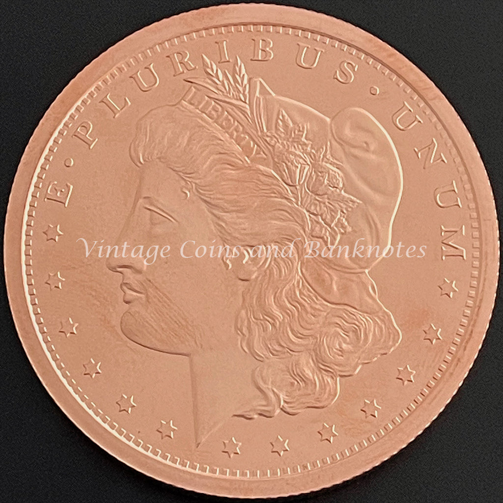 Copper Bullion Coin 5 oz (.999) Reproduction of the USA Morgan Dollar