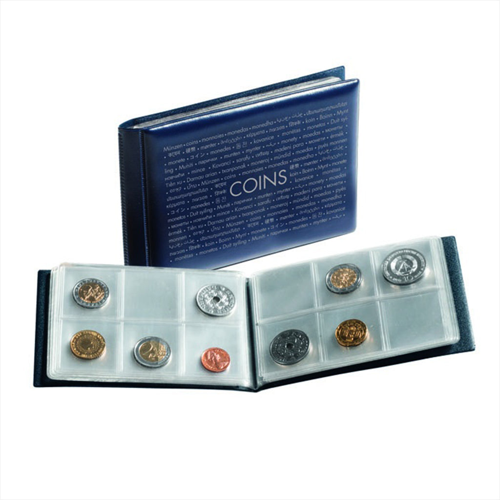 Coin Notes Wallets Lighthouse Coin Wallet with 8 Coin Sheets for 6 Coins